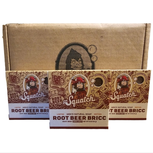 Dr. Squatch Root Bėėr Bricc Soap -2 Bars - Picture 1 of 3